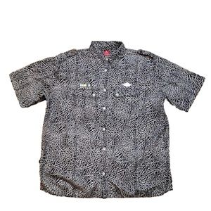 Vintage Air JORDAN Elephant Print Solder Captain Shirt Limited Button Up 5XL